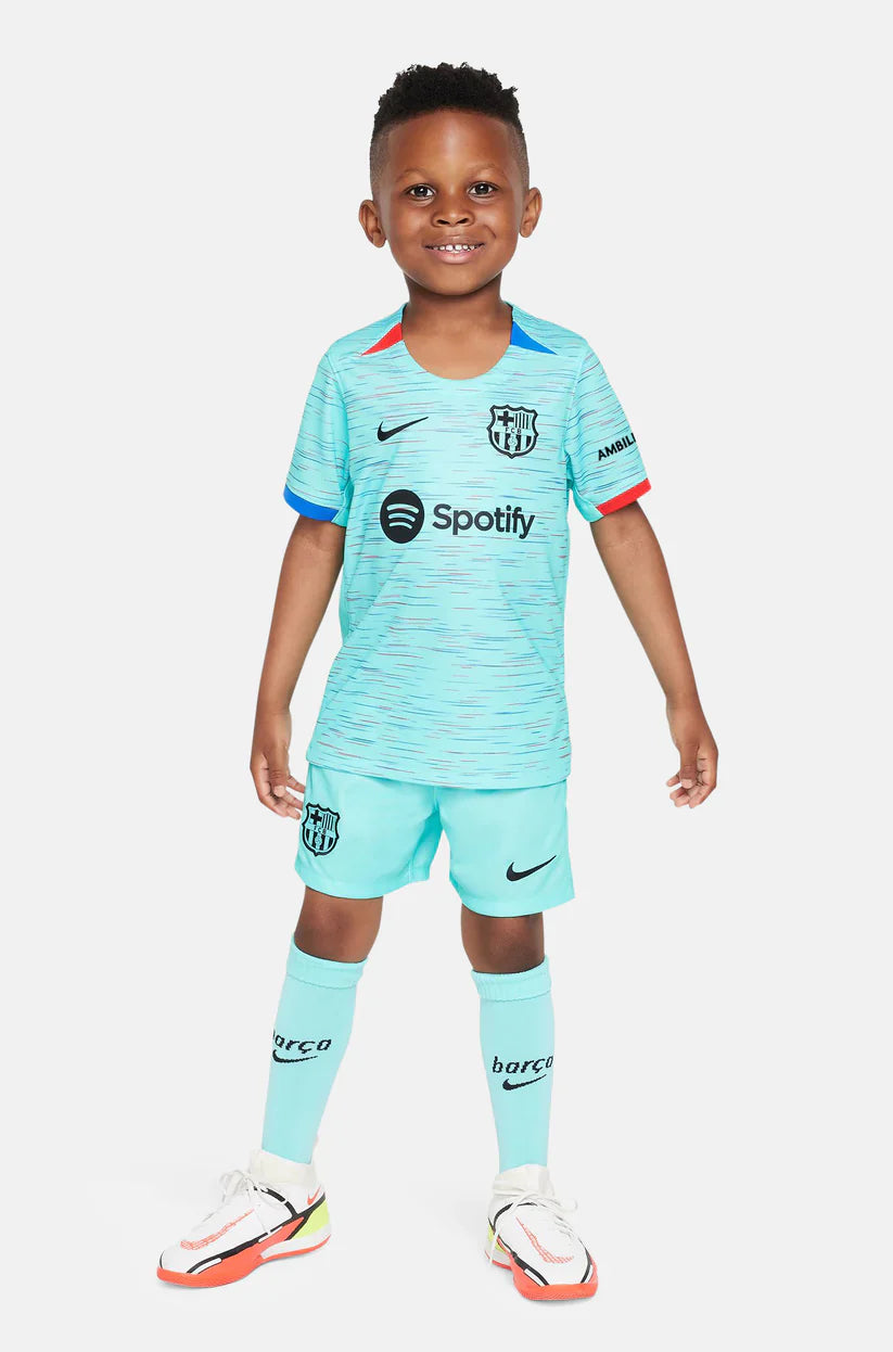 F.C BARCELONA 2023/24 YOUTH THIRD FULL KIT