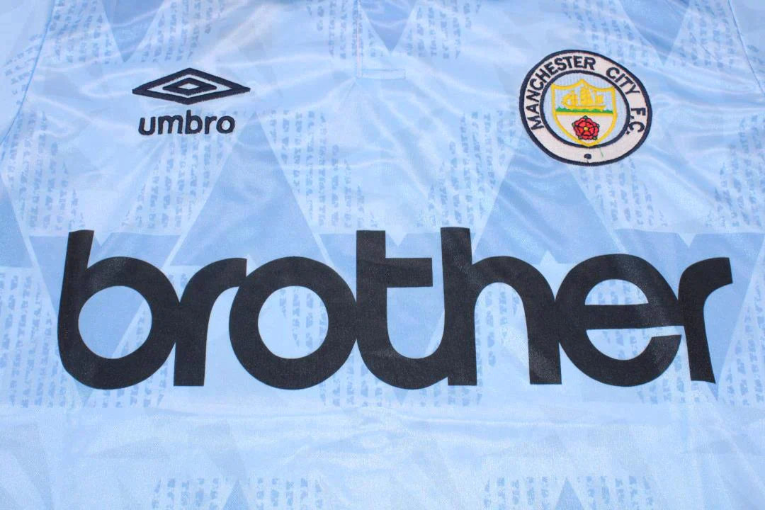 MANCHESTER CITY 89/90 Home Jersey