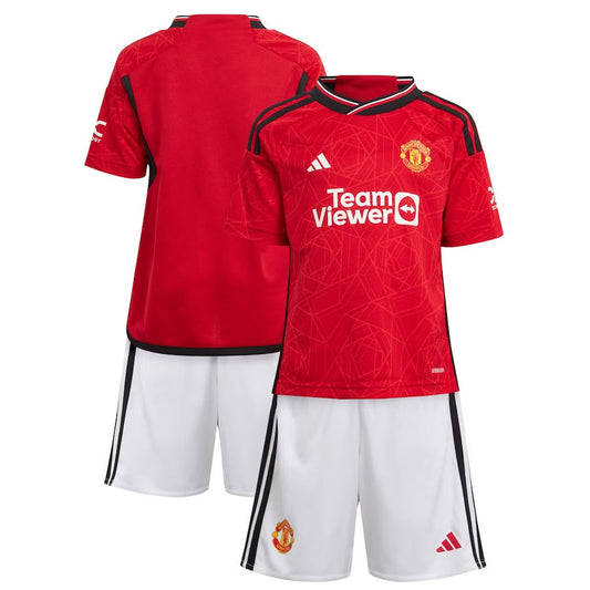 MANCHESTER UNITED F.C 2023/24 YOUTH HOME FULL KIT